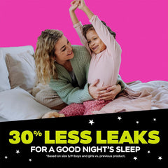 Ninjamas Girls Bedwetting Nighttime Underwear - Size L (64-95+ lbs), 11 Count, Overnight Protection, Ultra Absorbent, Hypoallergenic