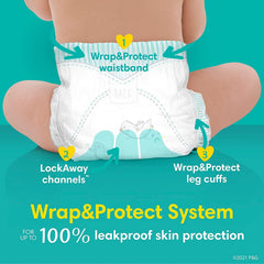 Pampers Disposable Diapers Size 7, Swaddlers 88 Count + Overnight (36 Count)