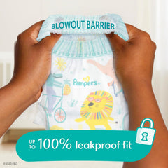 Diapers Size 3, 168 Count and Baby Wipes - Pampers Pull On Cruisers 360° Fit Baby Diapers with Stretchy Waistband, ONE MONTH SUPPLY with Sensitive Wipes, 6X Pop-Tops, 336 Count (Packaging May Vary)
