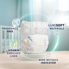 Pampers Baby Diapers - Pure Protection - Size 2, 74 Count, for up to 100% Leakproof, Premium Plant-based Skin Protection