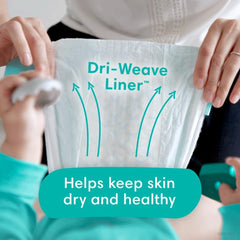 Pampers Baby Dry Disposable Baby Diapers Starter Kit, Sizes 1 (252 Count) & 2 (234 Count), with Sensitive Water Based Baby Wipes 12 Flip-Top Packs (1008 Wipes Total)