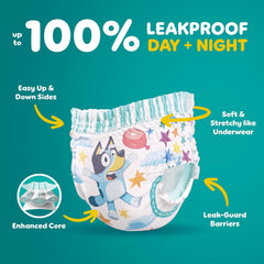 Pampers Training Pants - Easy Ups Boys & Girls Bluey - Size 4T-5T, 56 Count, Children's Potty Underwear (Packaging May Vary)