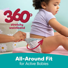 Pampers Diapers - Cruisers 360 - Size 7, 44 Count, Babyproof up to 100% Leakproof Pull-On Diaper