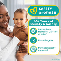 Pampers Baby Dry Disposable Baby Diapers Size 7, 2 Month Supply (2 x 108 Count) with Sensitive Water Based Baby Wipes 12X Multi Pack Pop-Top and Refill (1008 Count)